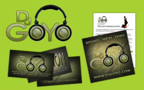 Branding and Print Material for DJ Goyo by Primagine Designs